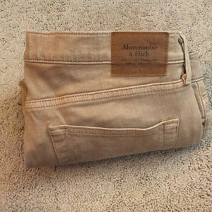 Slim fit khaki jeans Abercrombie jeans